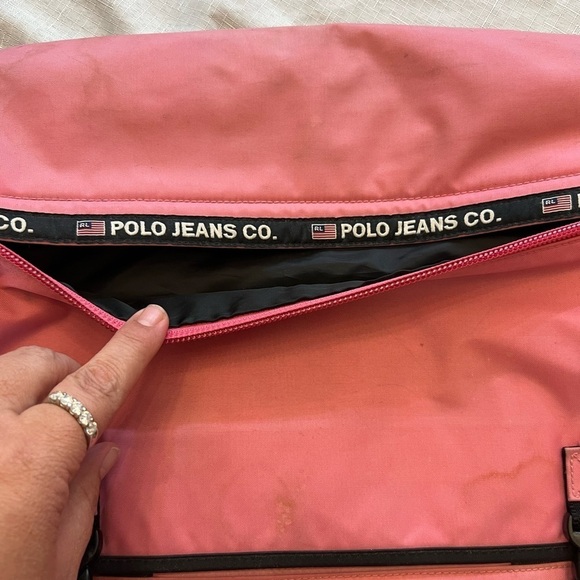 RALPH LAUREN POLO JEANS CO. Authentic Y2K Messenger Bag / Laptop Bag, Vintage. - Picture 3 of 7